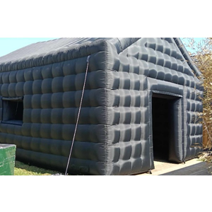Zwarte Opblaasbare partytent 6x8