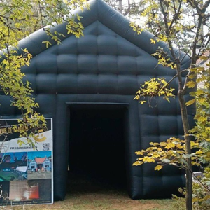 Zwarte opblaasbare pop-up partytent 4x4